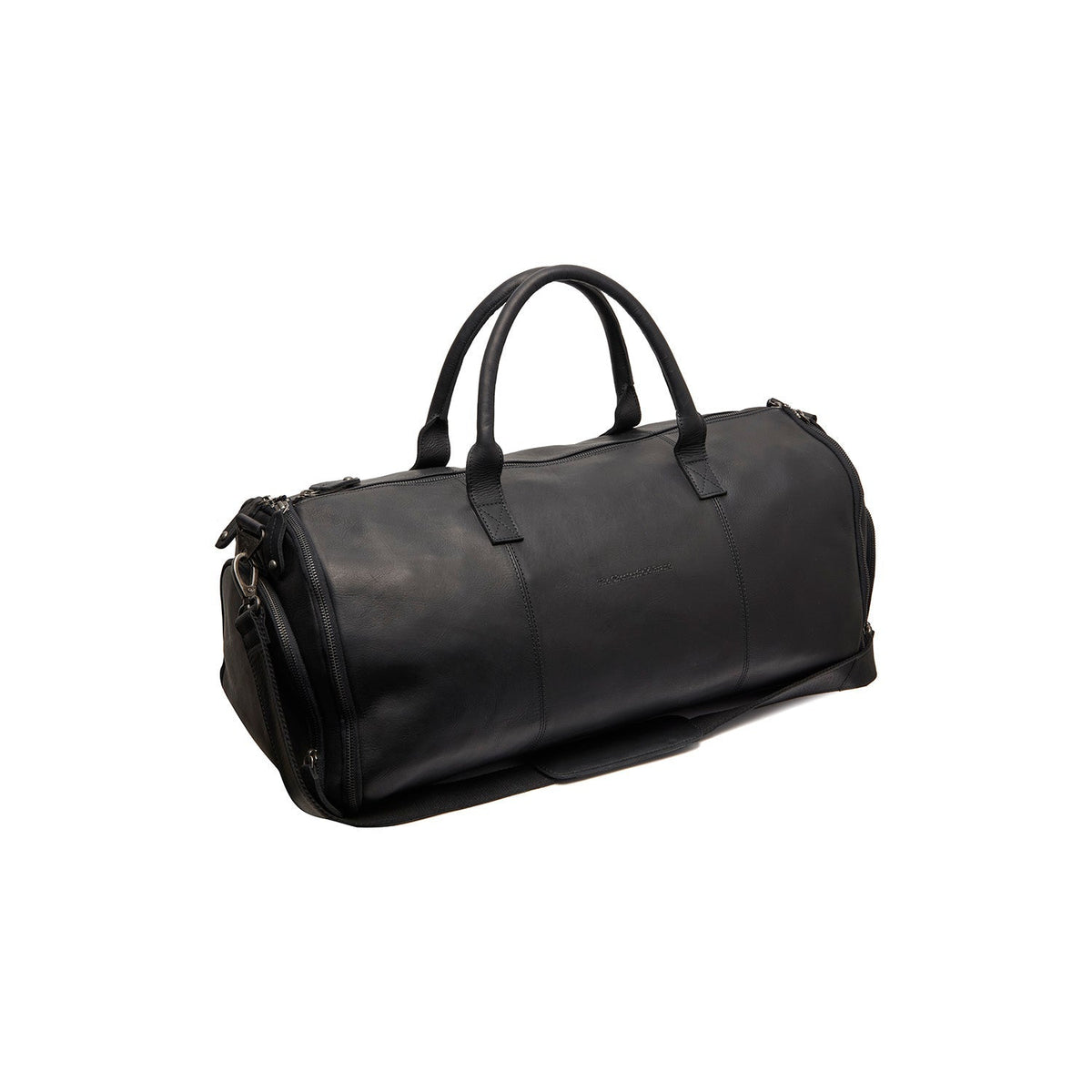 Leather Garment Bag Finlay Damska in Classic 100% Full-Grain Leather - Front Profile View &amp; Tailored Silhouette | Buy Online