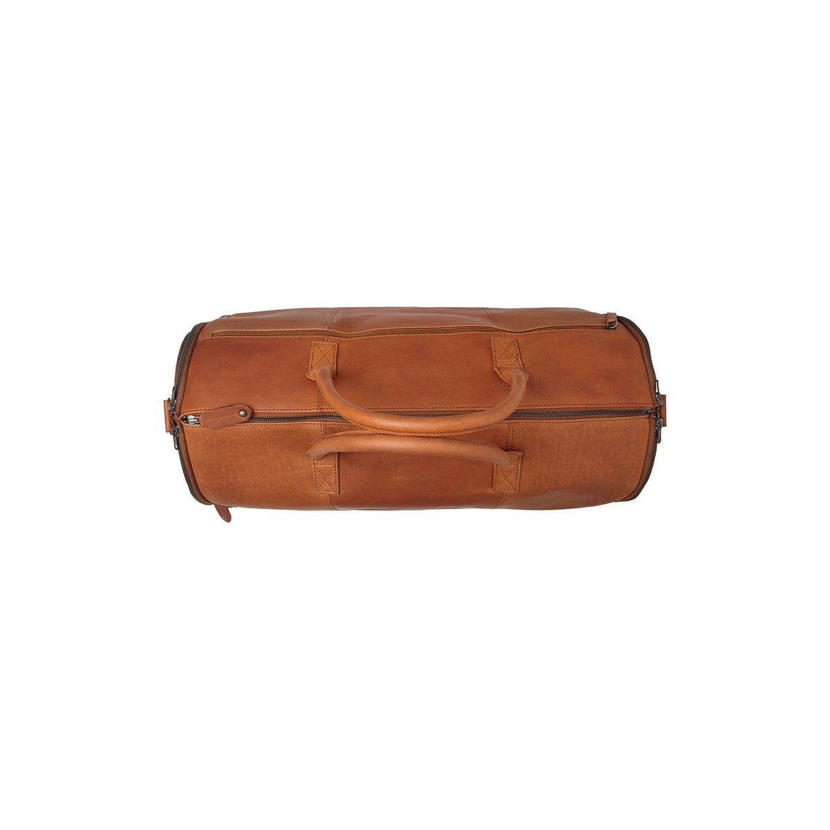 Cognac Leather Garment Bag Finlay Damska, detail view 3