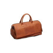 Cognac Leather Garment Bag Finlay Damska, front view