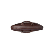 Close-Up Detail of Classic Collar &amp; Heavy-Duty Zipper Hardware on Leather Garment Bag Josh Damska