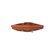 Cognac Leather Garment Bag Josh Damska, detail view 1