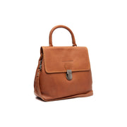Tailored Rib Cuffs &amp; Hem Craftsmanship Construction Detail on Angera Full-Grain Leather Handbag Damska