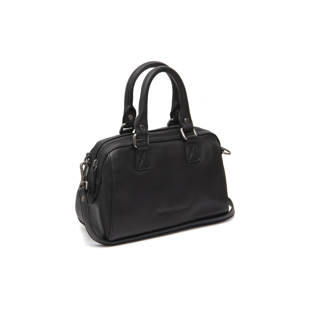 Dalford Full-Grain Leather Handbag Damska in Classic 100% Full-Grain Leather - Front Profile View &amp; Tailored Silhouette | Buy Online