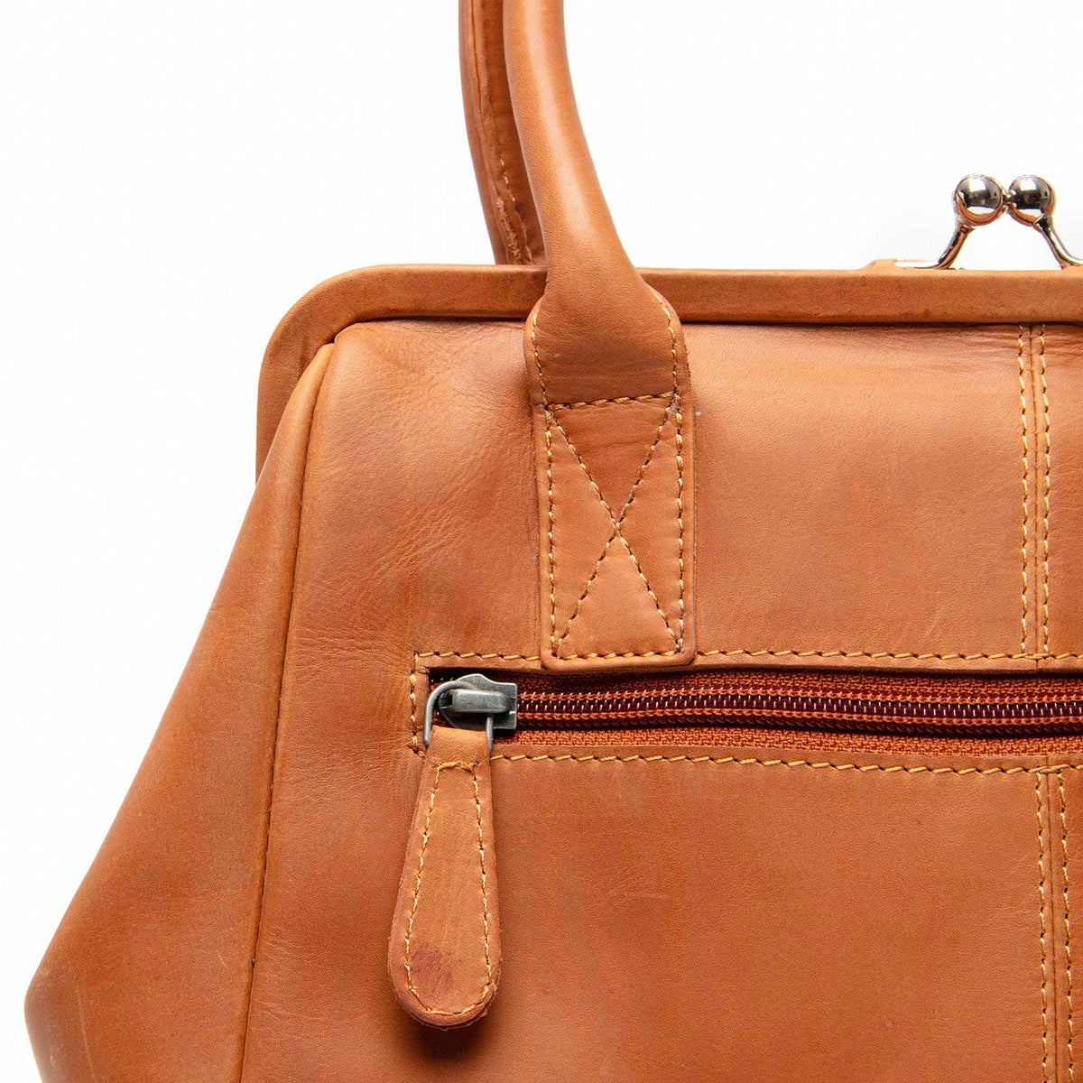 Dorin Full-Grain Leather Handbag Damska – alternate product view 3