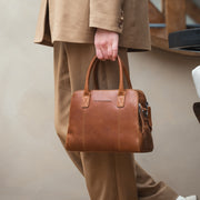 Ezra Full-Grain Leather Handbag Damska – alternate product view 3
