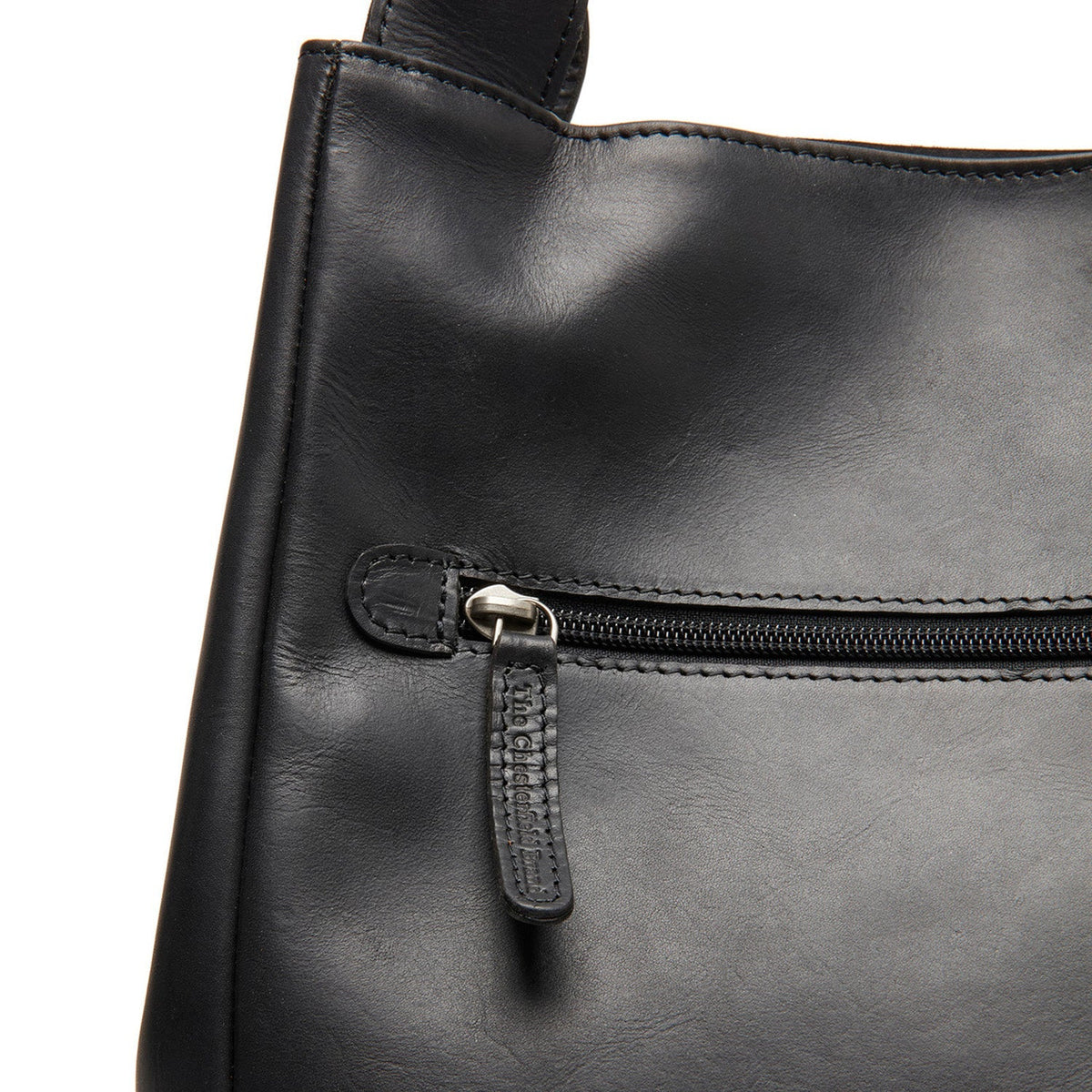 Fioline Full-Grain Leather Handbag Damska - Lateral Side Profile View Showing Sleeve Cut &amp; Athletic Taper Fit