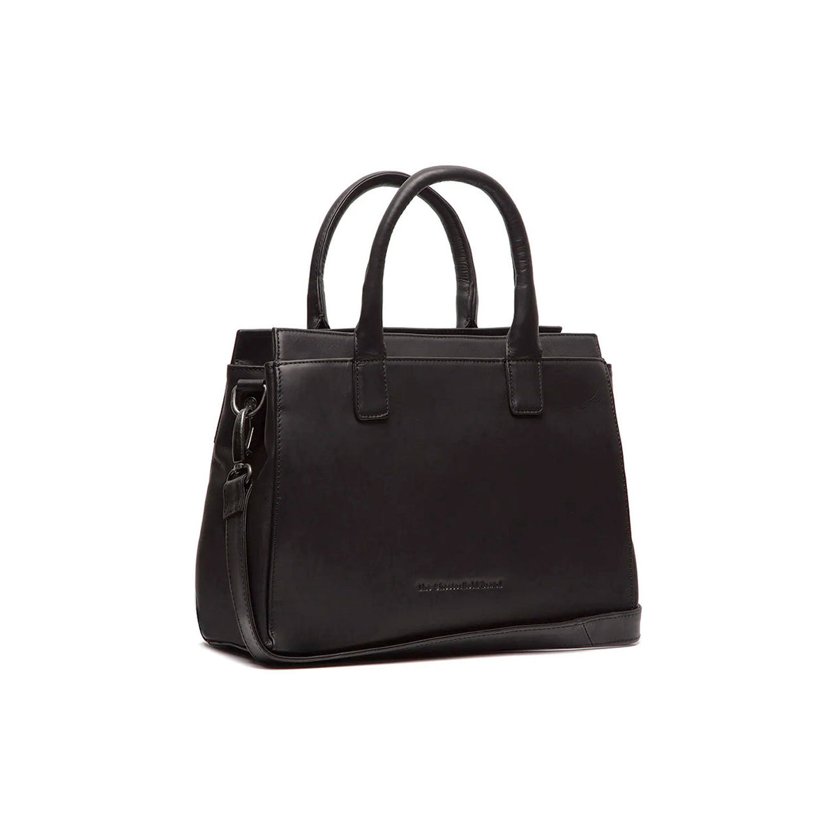 Garda Full-Grain Leather Handbag ze 100% klasycznej skóry licowej - Widok z przodu i dopasowana sylwetka | Kup online w oficjalnym sklepie