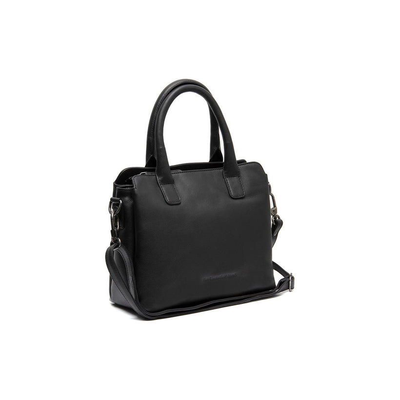 Hermosa Full-Grain Leather Handbag in Classic 100% Full-Grain Leather - Front Profile View & Tailored Silhouette | Buy Online