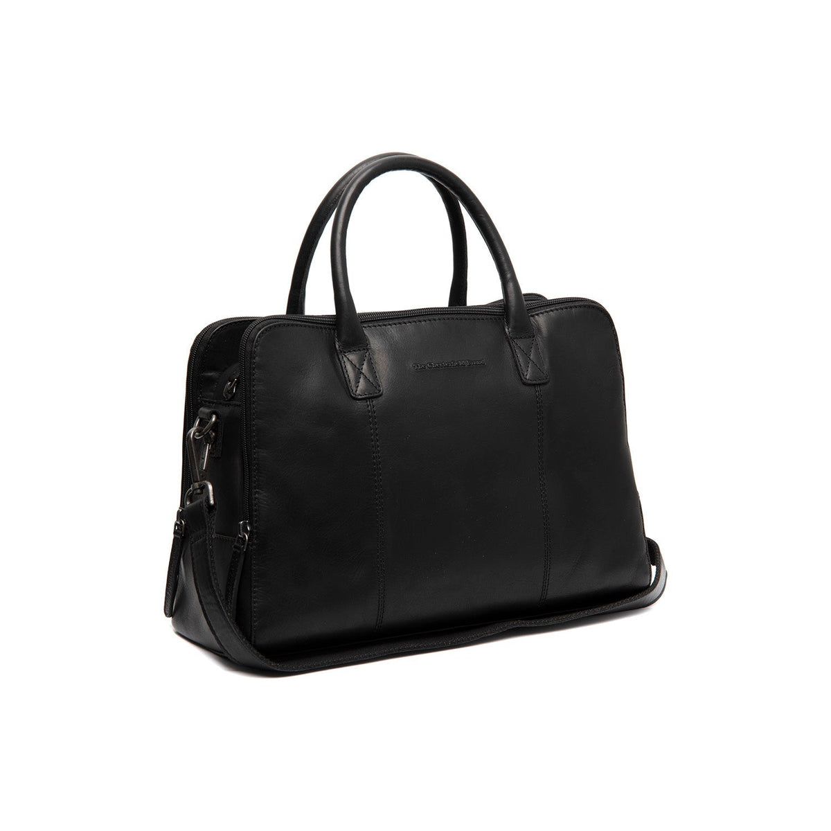 Layton Full-Grain Leather Handbag Damska in Classic 100% Full-Grain Leather - Front Profile View &amp; Tailored Silhouette | Buy Online