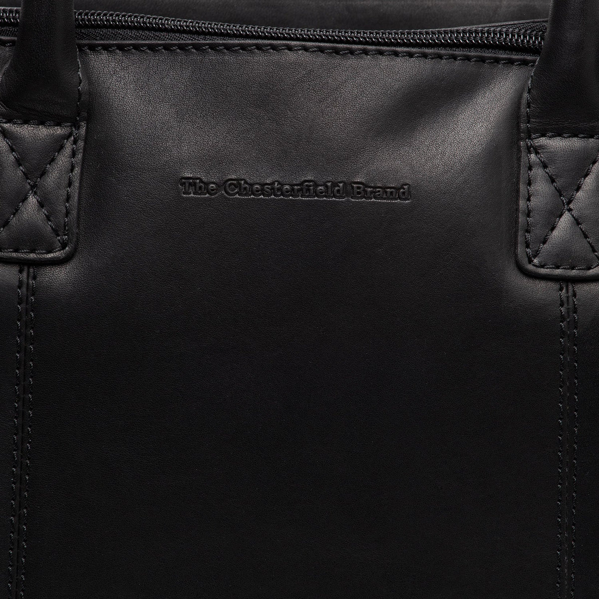 Classic 100% Full-Grain leather Goods - Back View Showing Tailored Shoulder Fit &amp; Clean Hemline