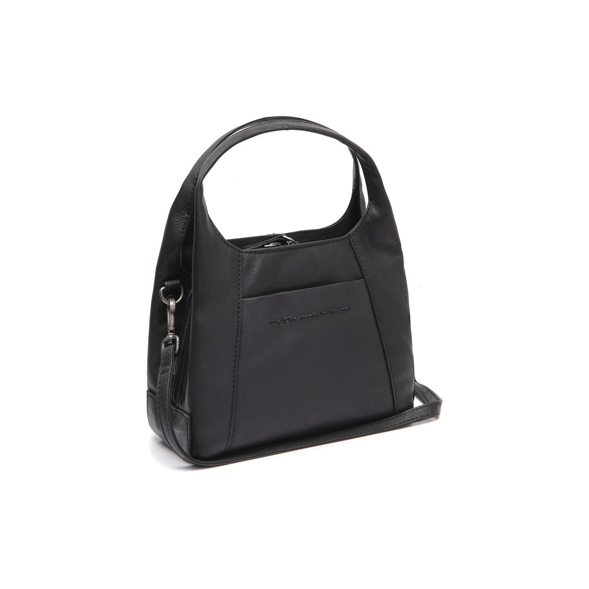 Lunera Full-Grain Leather Handbag Damska in Classic 100% Full-Grain Leather - Front Profile View &amp; Tailored Silhouette | Buy Online