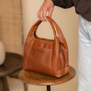 Lunera Full-Grain Leather Handbag Damska – alternate product view 2