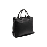 Passau Full-Grain Leather Handbag Damska in Classic 100% Full-Grain Leather - Front Profile View &amp; Tailored Silhouette | Buy Online