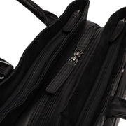 Passau Full-Grain Leather Handbag Damska - Lateral Side Profile View Showing Sleeve Cut &amp; Athletic Taper Fit
