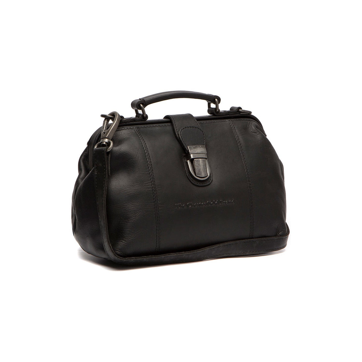 Rachael Full-Grain Leather Handbag Damska in Classic 100% Full-Grain Leather - Front Profile View &amp; Tailored Silhouette | Buy Online