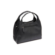 Styled Fit Perspective of Salina Full-Grain Leather Handbag Damska on Model - Natural Daylight Drape