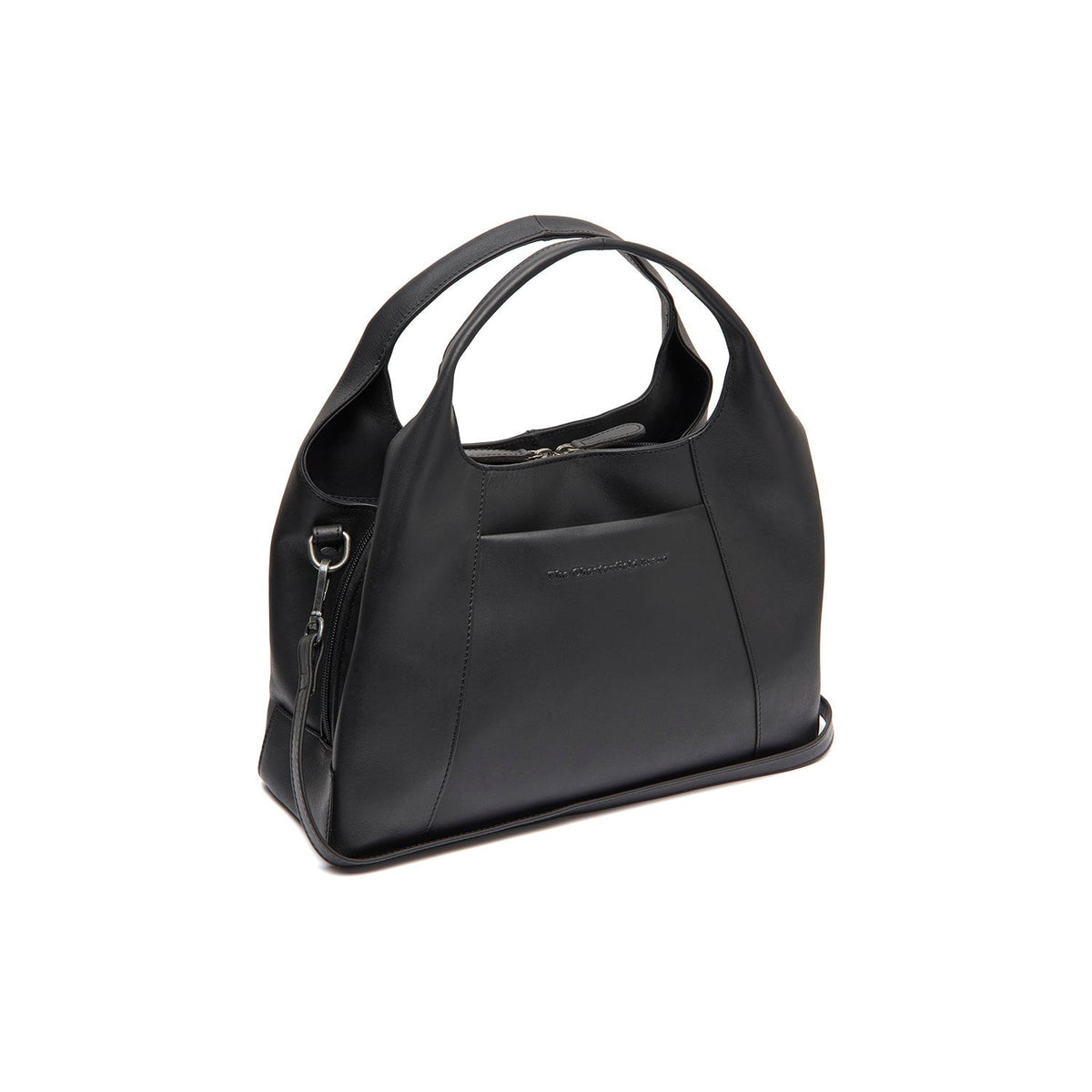 Salina Full-Grain Leather Handbag Damska in Classic 100% Full-Grain Leather - Front Profile View &amp; Tailored Silhouette | Buy Online