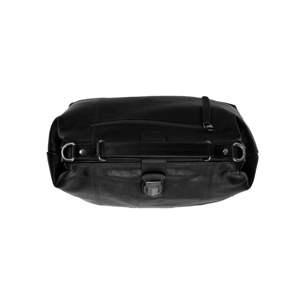 Shaun Full-Grain Leather Handbag Damska - Lateral Side Profile View Showing Sleeve Cut &amp; Athletic Taper Fit