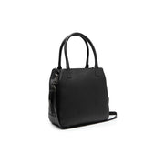 Solvin Full-Grain Leather Handbag Damska in Classic 100% Full-Grain Leather - Front Profile View &amp; Tailored Silhouette | Buy Online