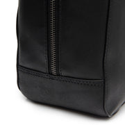 Solvin Full-Grain Leather Handbag Damska - Lateral Side Profile View Showing Sleeve Cut &amp; Athletic Taper Fit