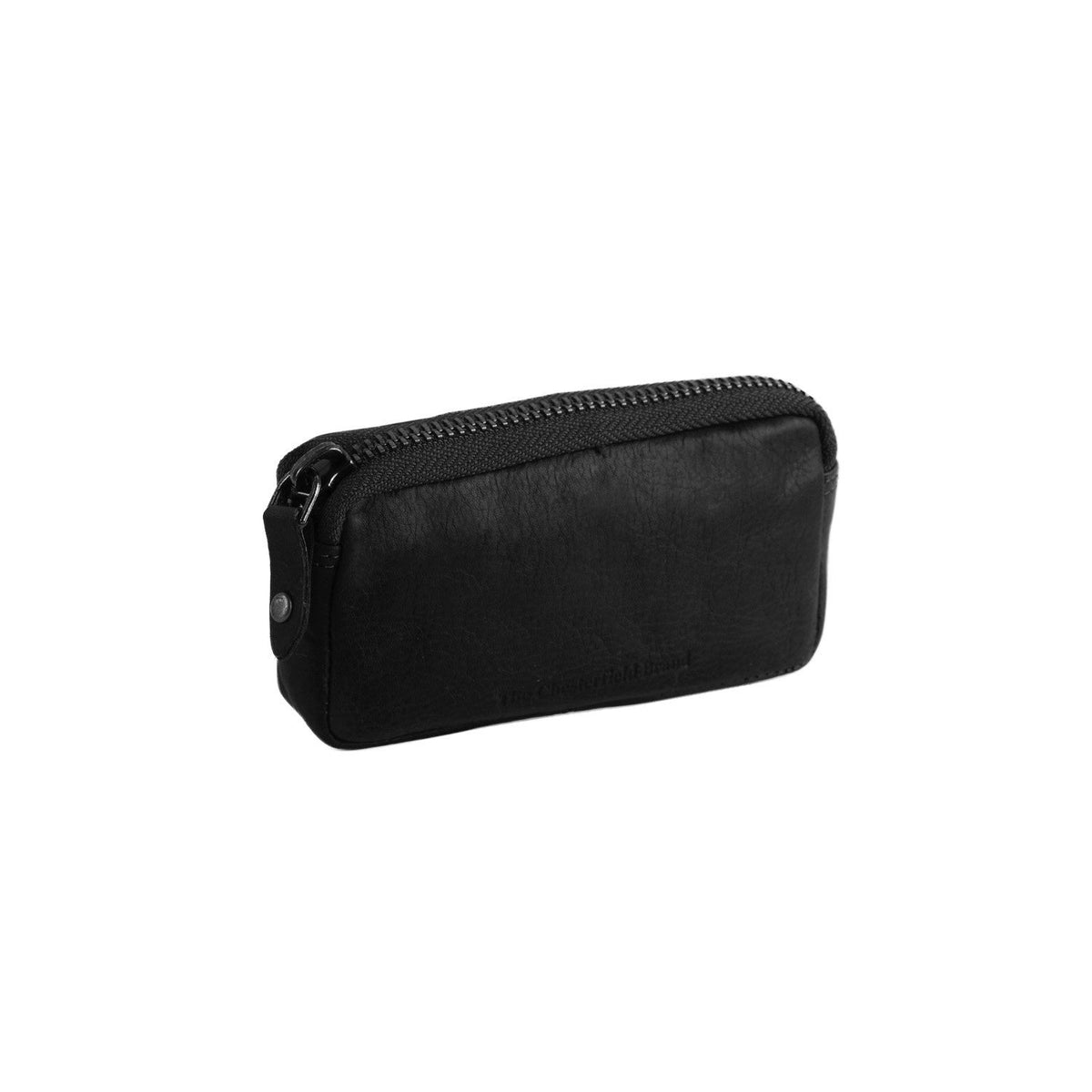 Corey Full-Grain Leather Key Case Damska in Classic 100% Full-Grain Leather - Front Profile View &amp; Tailored Silhouette | Buy Online