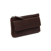 Tailored Rib Cuffs &amp; Hem Craftsmanship Construction Detail on Violette Full-Grain Leather Key Case Damska