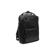 Calden Full-Grain Leather Laptop Backpack Damska in Classic 100% Full-Grain Leather - Full Exterior Front Profile View | Buy Online