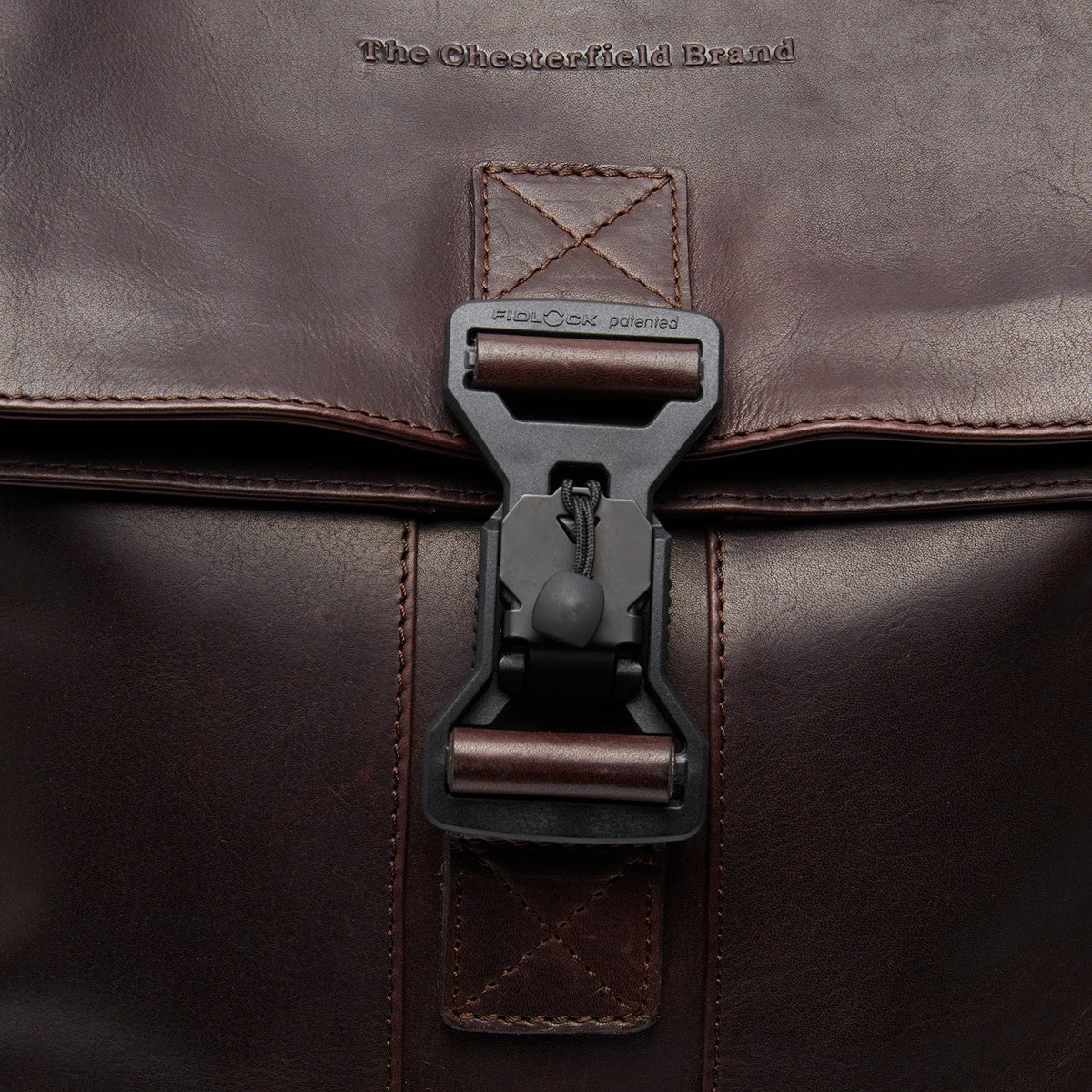 Savona Full-Grain Leather Laptop Backpack Damska – alternate product view 3