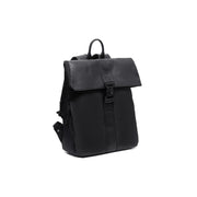 Trondheim Full-Grain Leather Laptop Backpack Damska in Classic 100% Full-Grain Leather - Full Exterior Front Profile View | Buy Online