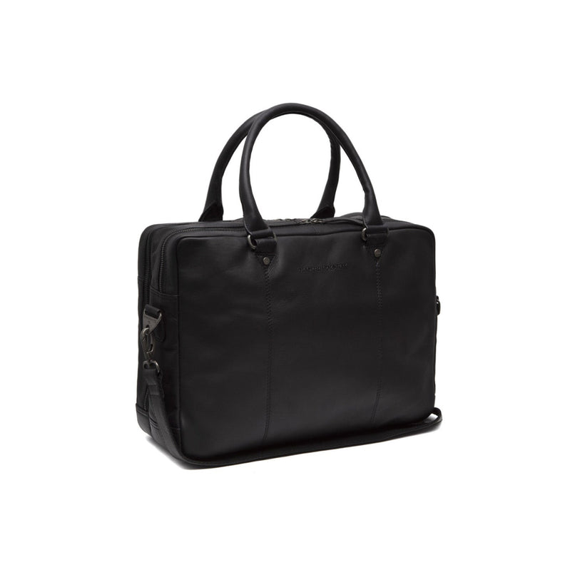Boston Full-Grain Leather Laptop Bag Męska