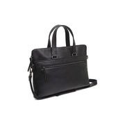 Elvas Full-Grain Leather Laptop Bag Damska in Classic 100% Full-Grain Leather - Full Exterior Front Profile View | Buy Online