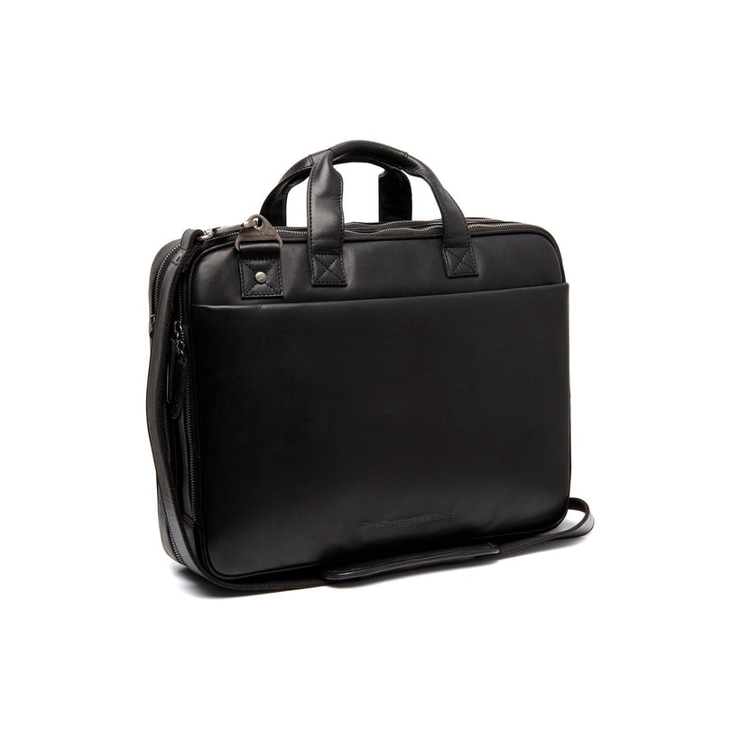 Iseo Full-Grain Leather Laptop Bag Męska