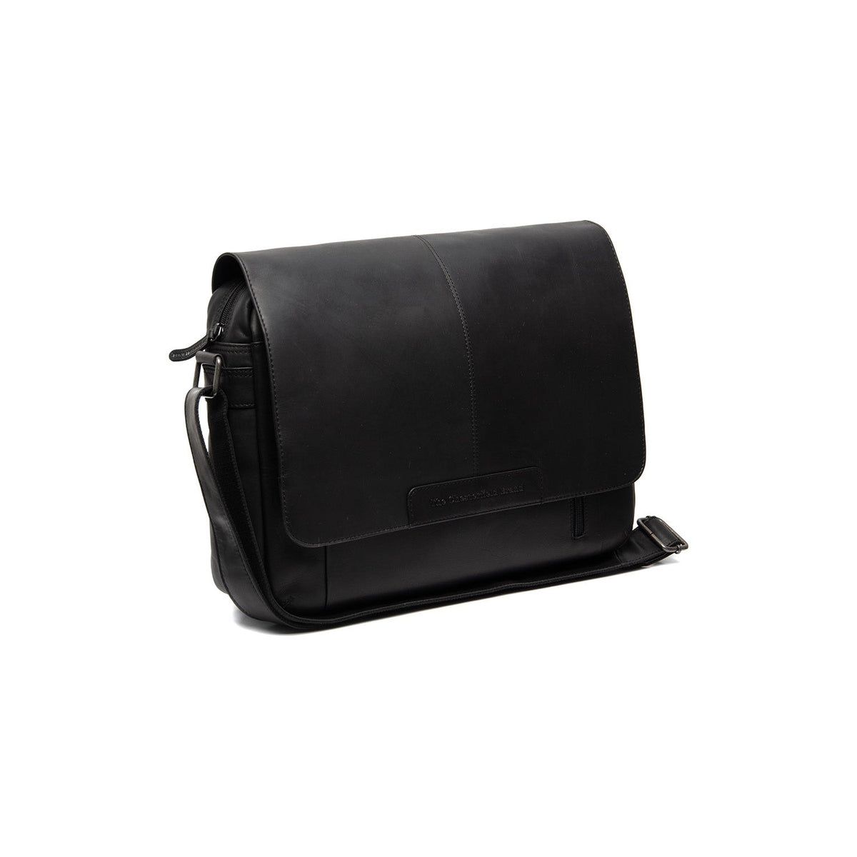 Richard Full-Grain Leather Laptop Bag Męska in Classic 100% Full-Grain Leather - Full Exterior Front Profile View | Buy Online