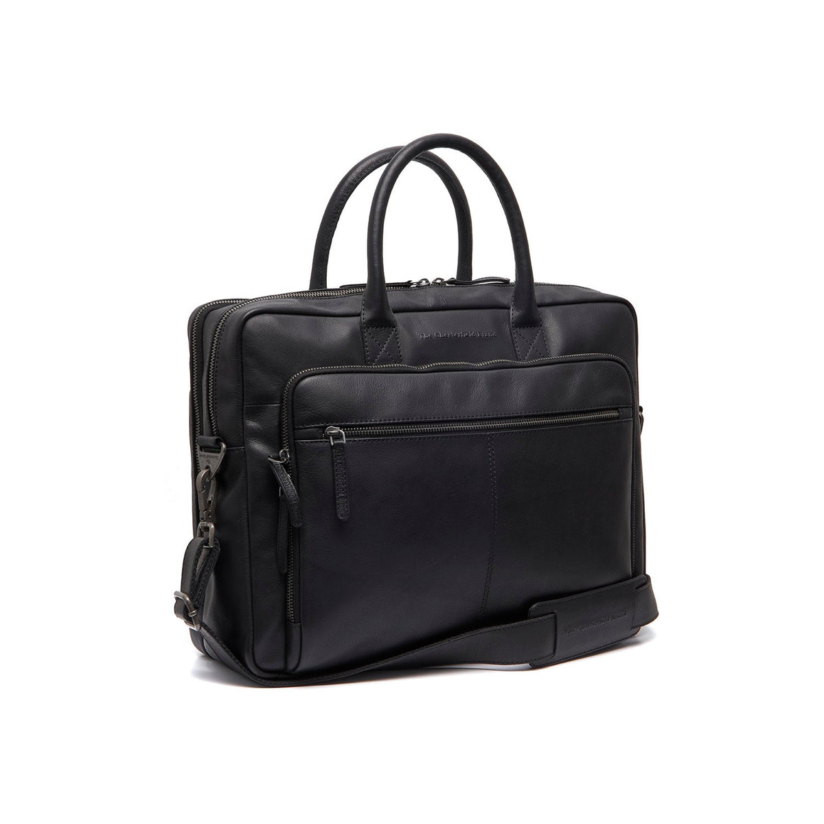Tacama Full-Grain Leather Laptop Bag Damska in Classic 100% Full-Grain Leather - Full Exterior Front Profile View | Buy Online