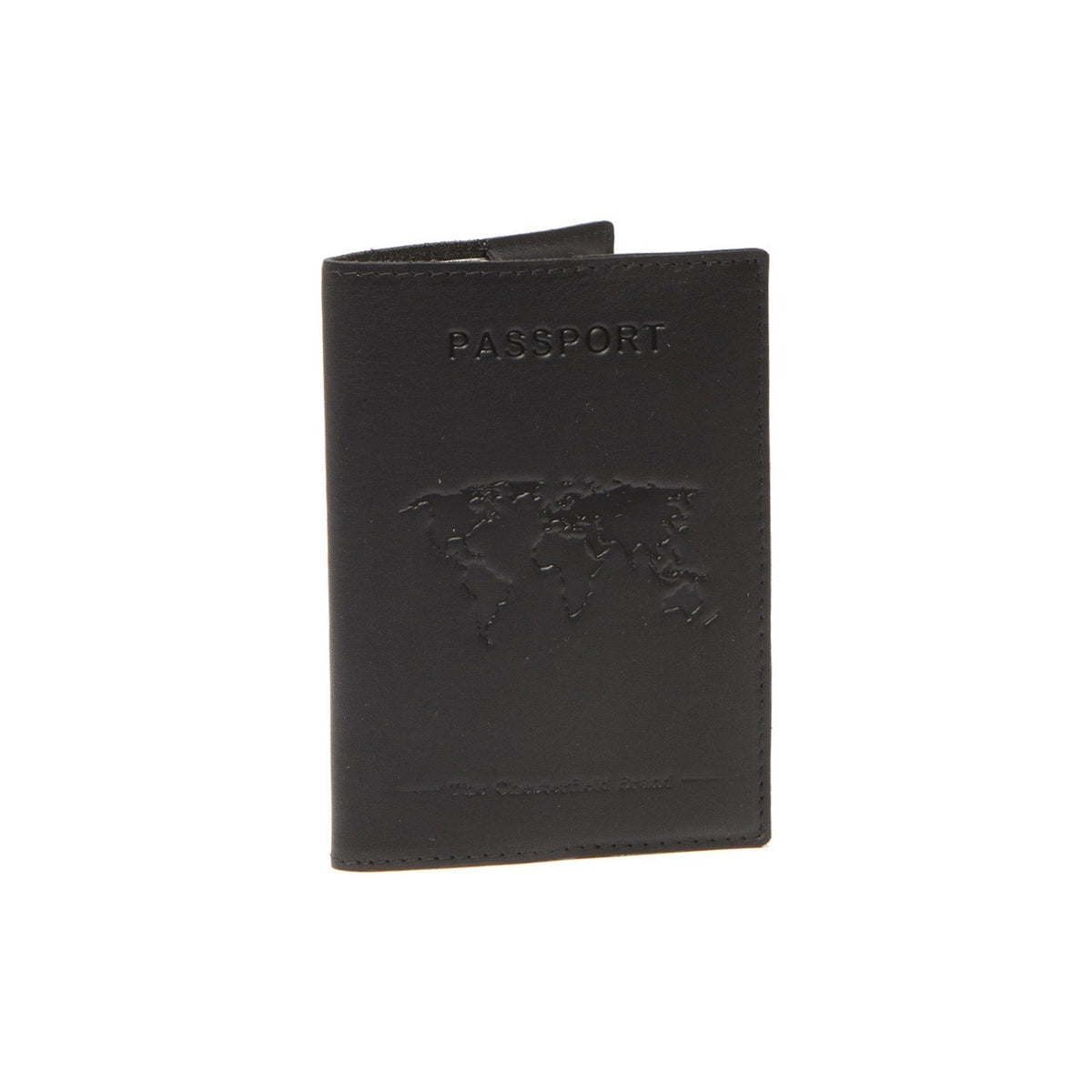 Leather Passport Case Damska in Classic 100% Full-Grain Leather - Front Profile View &amp; Tailored Silhouette | Buy Online