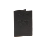 Leather Passport Case Damska in Classic 100% Full-Grain Leather - Front Profile View &amp; Tailored Silhouette | Buy Online