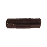 Brown Leather Pencil Case Lea Damska, detail view 1