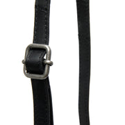 Tailored Rib Cuffs &amp; Hem Craftsmanship Construction Detail on Langley Full-Grain Leather Phone Bag Damska