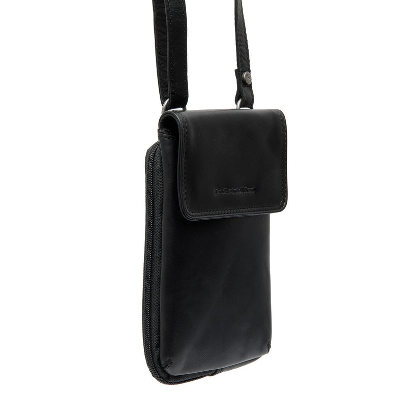 Langley Full-Grain Leather Phone Bag Damska