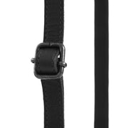 Tailored Rib Cuffs &amp; Hem Craftsmanship Construction Detail on Malaga Full-Grain Leather Phone Bag Damska