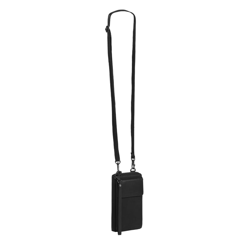 Malaga Full-Grain Leather Phone Bag Damska