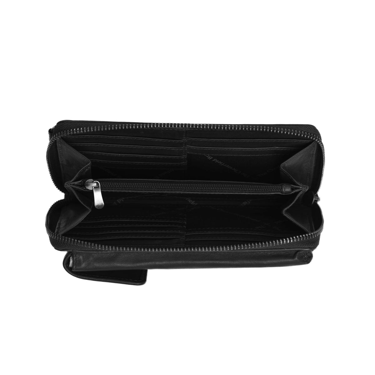 Malaga Full-Grain Leather Phone Bag Damska - Lateral Side Profile View Showing Sleeve Cut &amp; Athletic Taper Fit