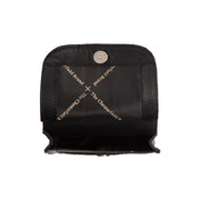 
Szczegółowe zbliżenie of Classic Collar & Heavy-Duty Zipper Hardware on Nebra Prawdziwa skóra licowa Phone Bag