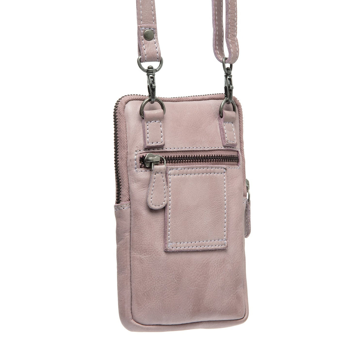 
Tailored Rib Cuffs & Hem Craftsmanship Construction Detail on Salta Prawdziwa skóra licowa Phone Bag