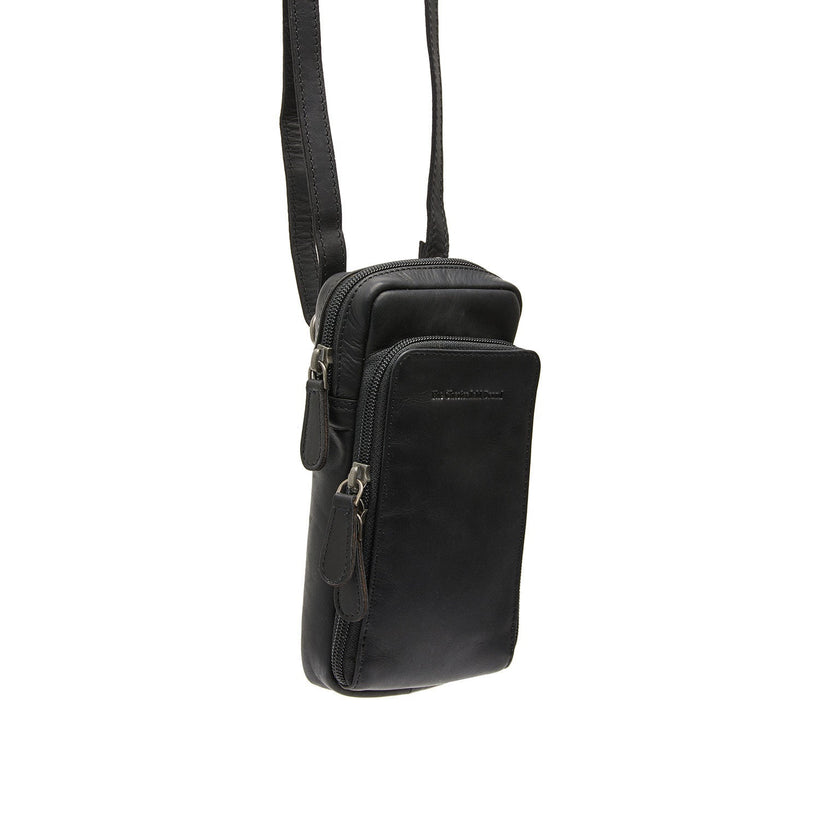 Valdes Full-Grain Leather Phone Bag Damska