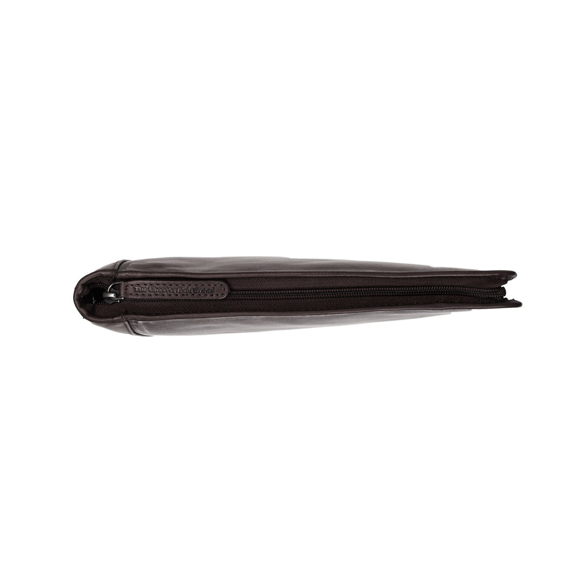 Styled Fit Perspective of Leather Portfolio Barnet Damska on Model - Natural Daylight Drape