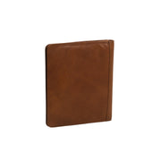 Cognac Leather Portfolio Barnet Damska, detail view 5