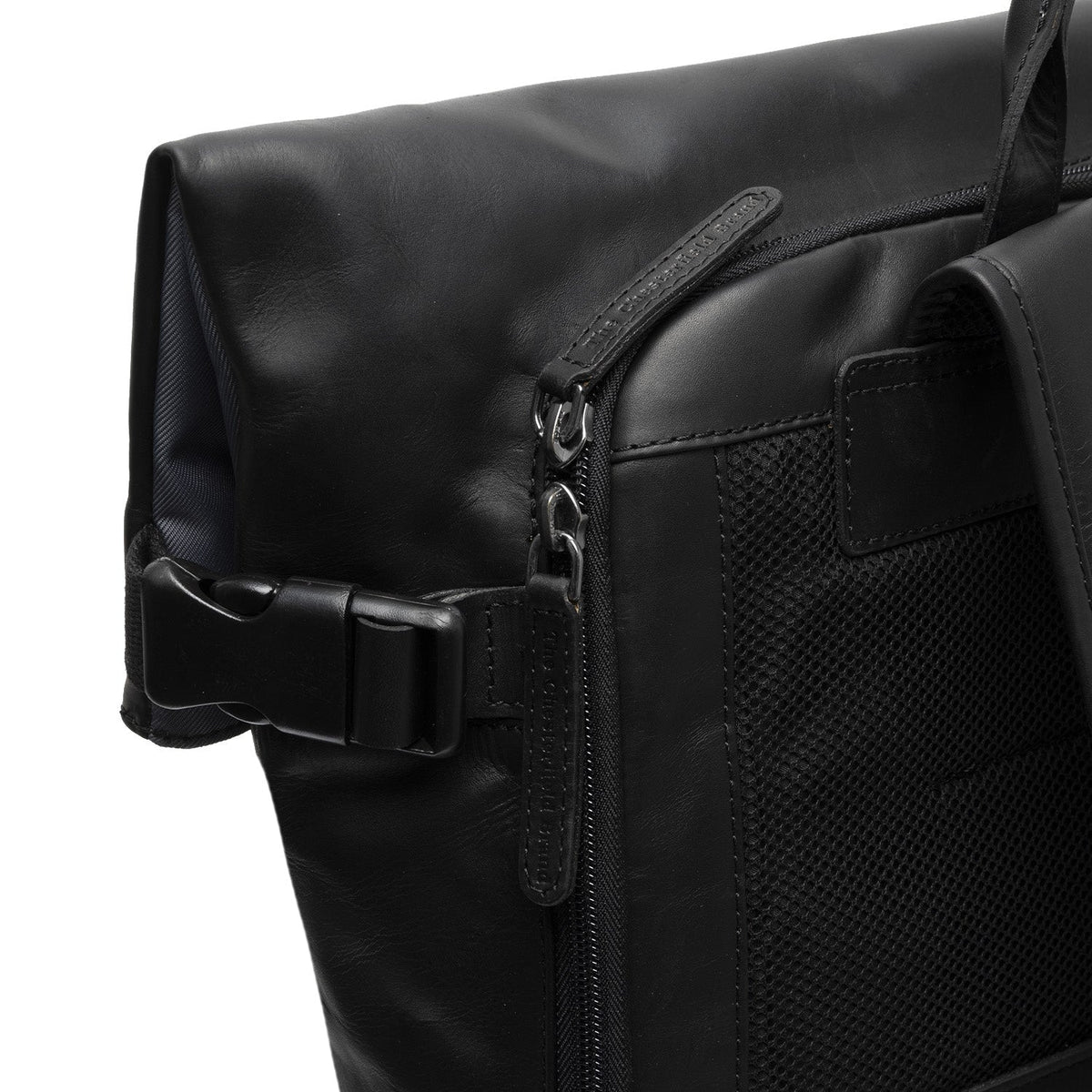 Bornholm Full-Grain Leather Roll-top Backpack Damska – alternate product view 2