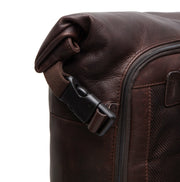 Liverpool Full-Grain Leather Roll-top Backpack Damska – alternate product view 3