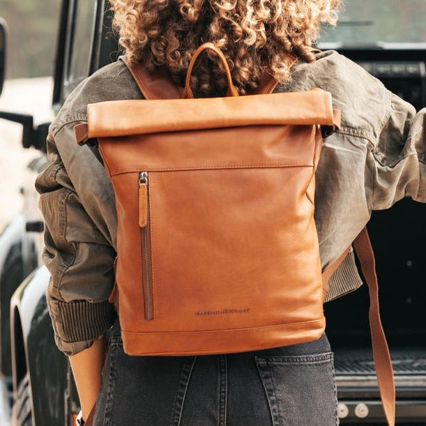 
Mazara Prawdziwa skóra licowa Roll-top Backpack – alternate product view 2